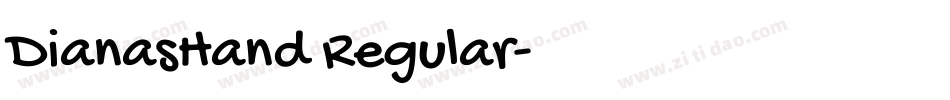DianasHand Regular字体转换